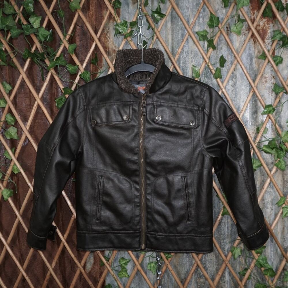 small - Vintage Y2K Hawke & Co tony hawk leather youth